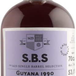 S.B.S Guyana 21y 1990 0,7l 53,1% GB L.E. / Rok lahvování 2020 Nejlepší rum