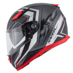 KAPPA KV41 DALLAS SCRAPS, integrální červená moto helma XS