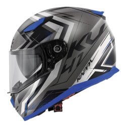 KAPPA KV41 DALLAS SCRAPS - integrální modrá moto helma XL